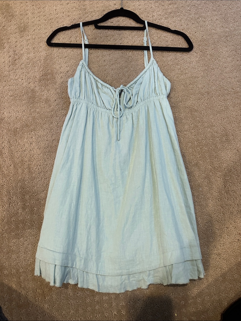 Light Green Babydoll Dress